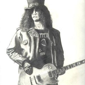 John Shane Portrait 1991 Slash